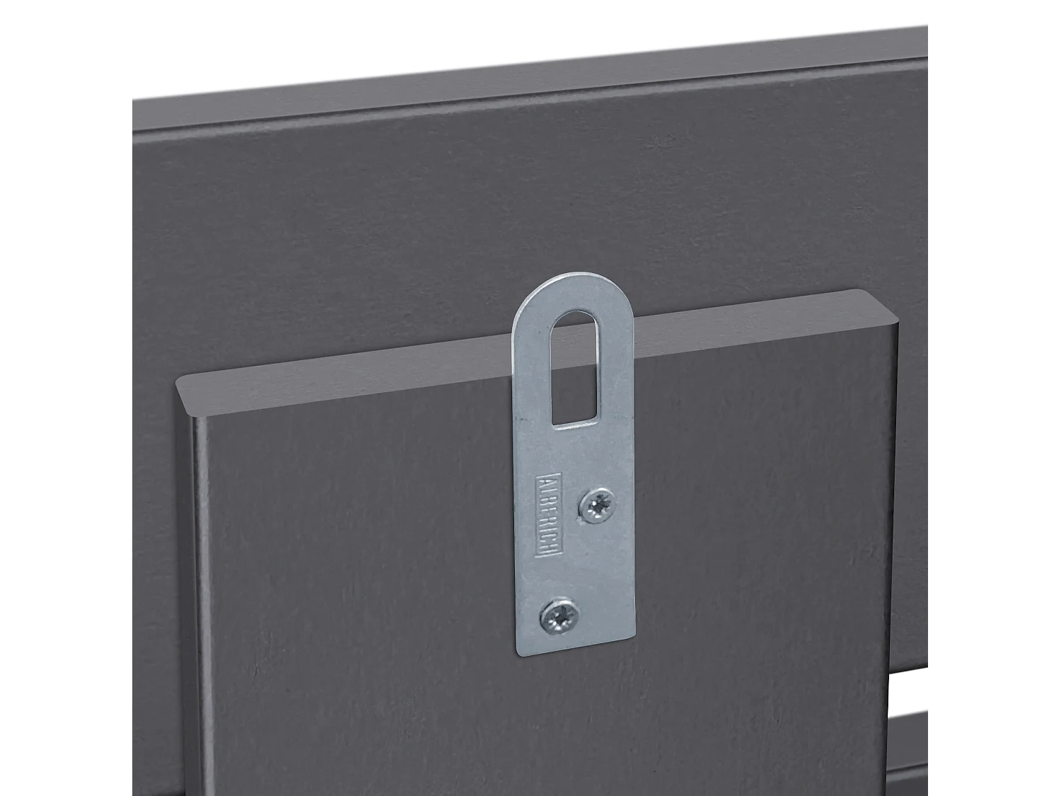 DHOME Testiera in Legno Riciclato Dm Stile Pallet Orizzontale 80x46 cm Letti 80/90 - Grigio Massello