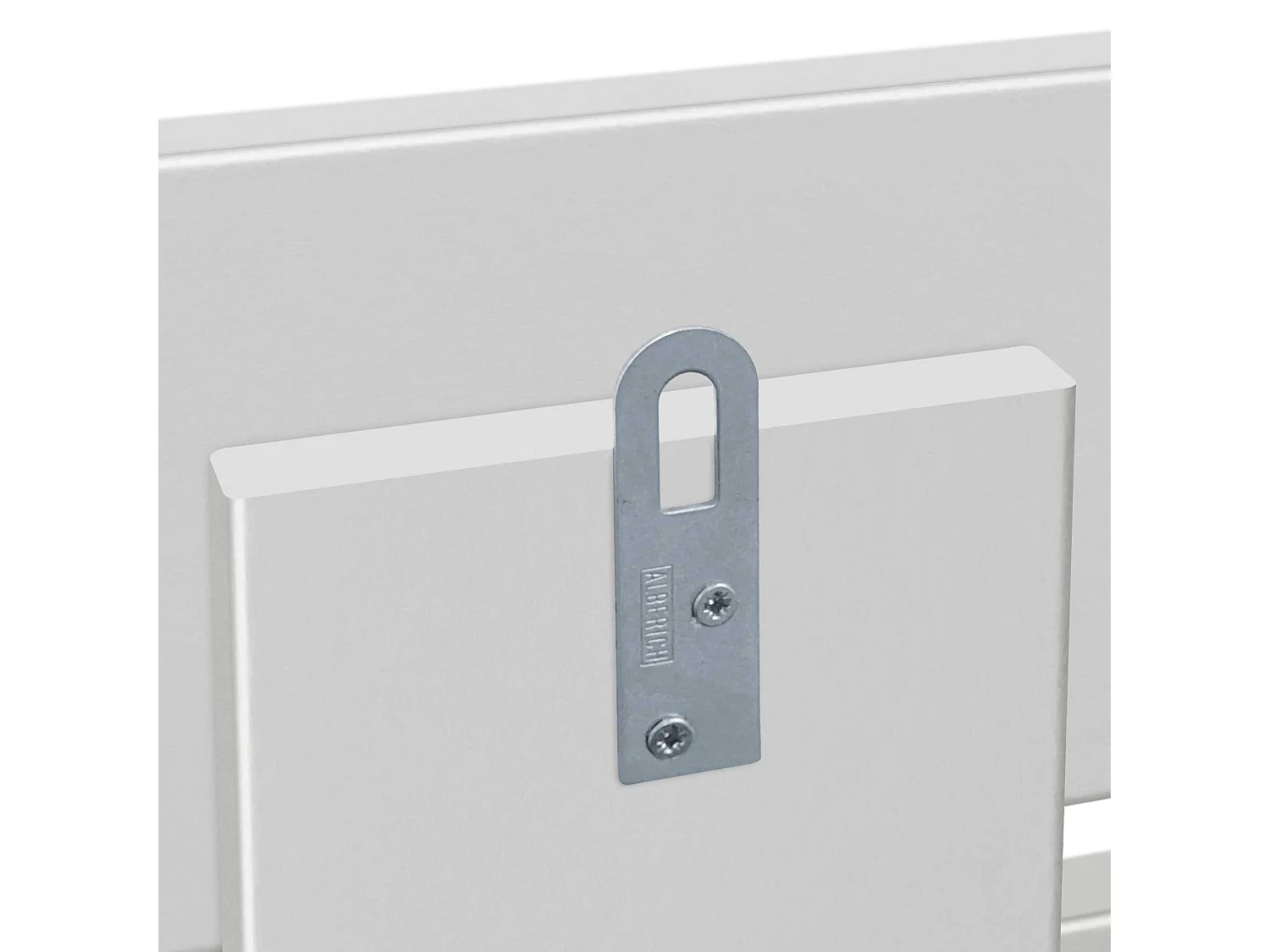 DHOME Testiera DM in Legno Riciclato Doppio Pallet Orizzontale Diviso in 2 Pezzi 180X46 cm Letti 180 - Bianco Solido