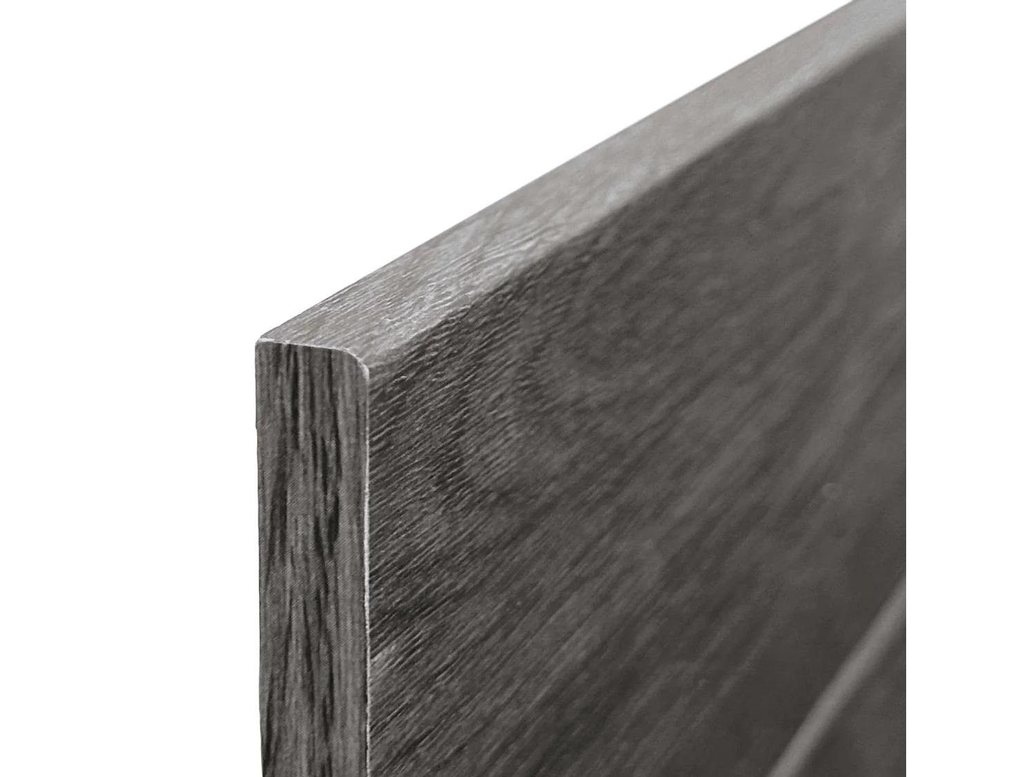 DHOME DM-hoofdeinde van gerecycled hout Dubbele Horizontale Palletstijl Verdeeld in 2 Stukken 180x46cm Bedden 180 - Houtas