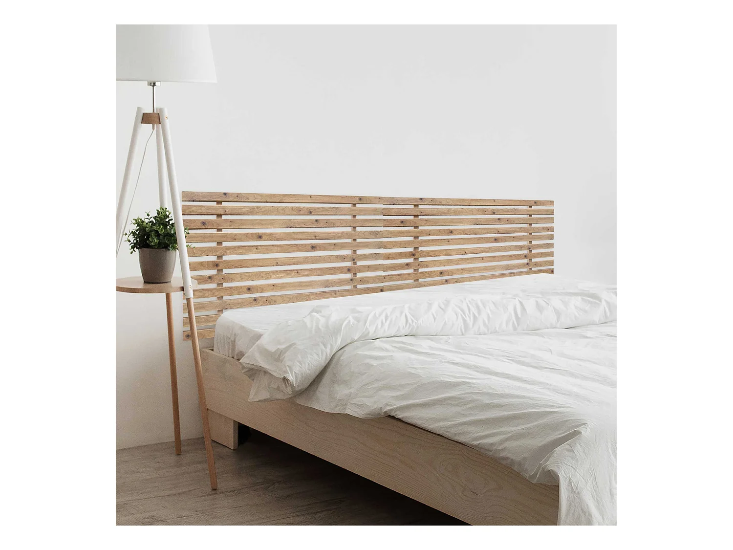 10. DHOME Tête de Lit DM Bois Recyclé Double Style Palette Japonaise Divisée en 2 Pièces 190x46cm Lits 190 - Chêne