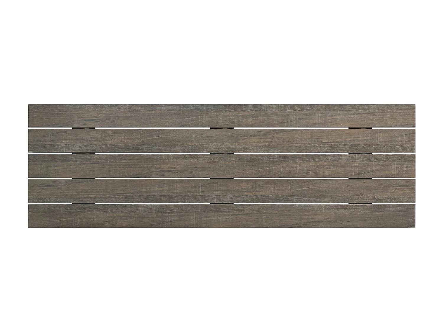 DHOME Kopfteil aus recyceltem Holz, Dm, horizontal, Palettenstil, 150 x 46 cm, Betten 150/160 – Amazonas-Eiche