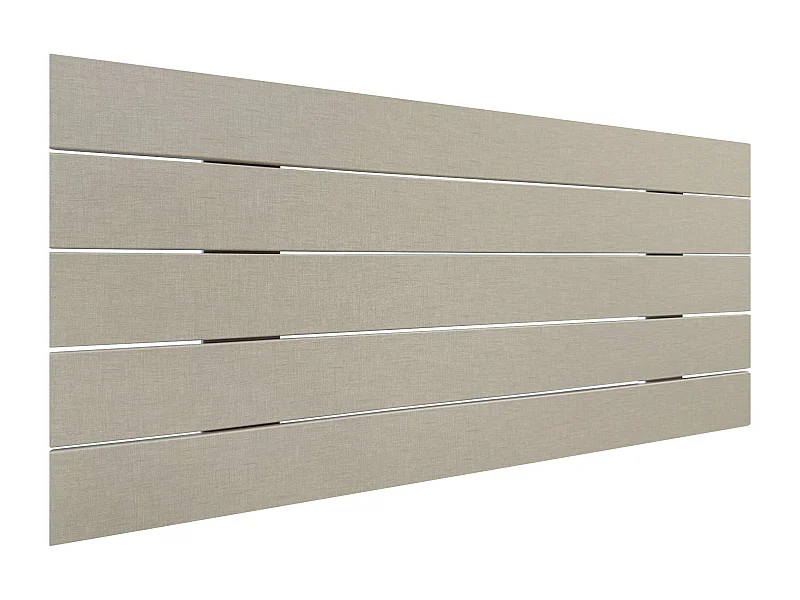 DHOME Kopfteil aus recyceltem Holz, Dm, horizontal, Palettenstil, 95 x 46 cm, Betten 80/90 – Leinen-Finish