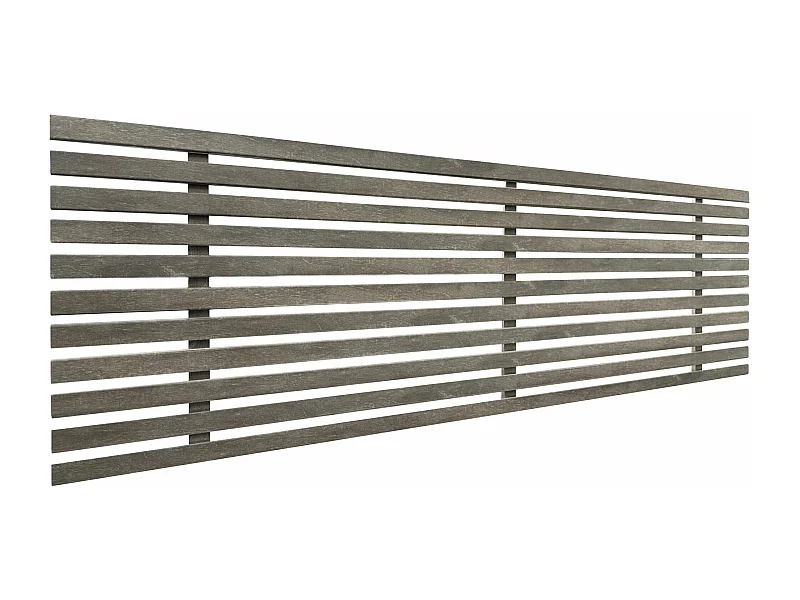 DHOME Hoofdeinde van gerecycled hout Dm Japanse palletstijl 135x46cm Bed 135 - Amazoneiken