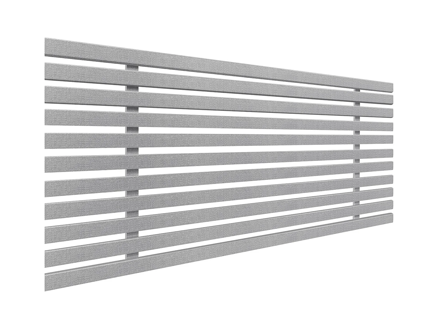 DHOME Tête de Lit Bois Recyclé Dm Style Palette Japonaise 110x46cm Lit 105 - Pointes Grises