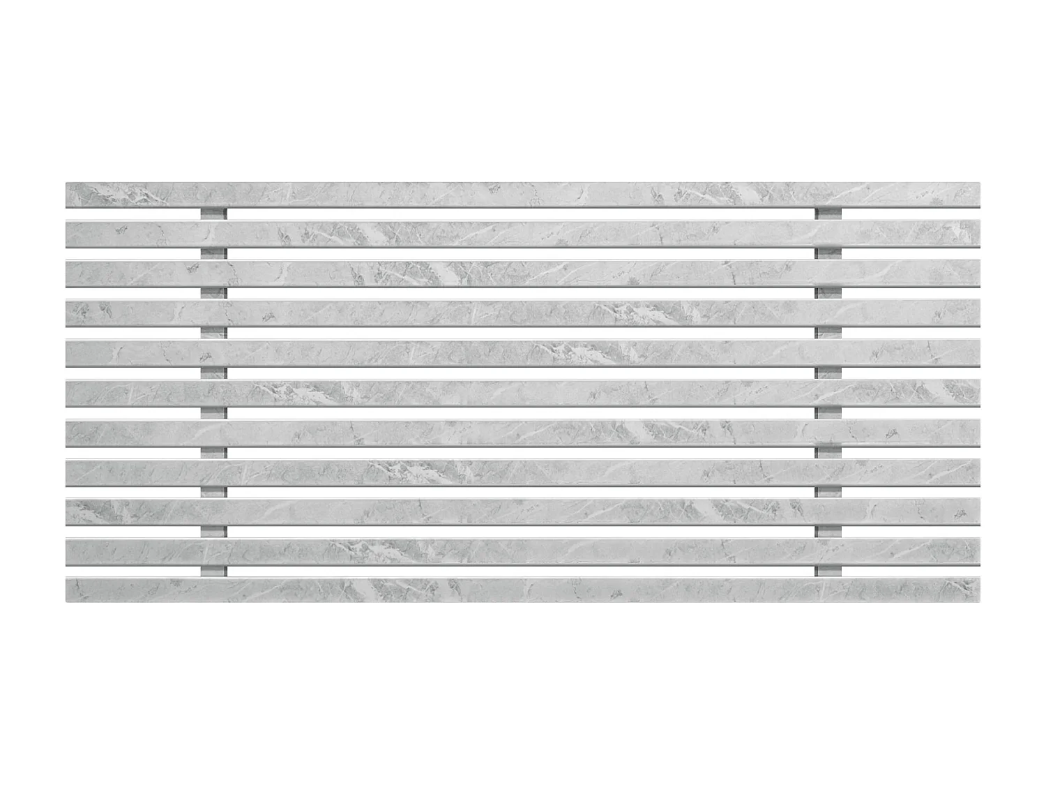 DHOME Tête de Lit Bois Recyclé Dm Style Palette Japonaise 105x46cm Lit 105 - Finition Marbre