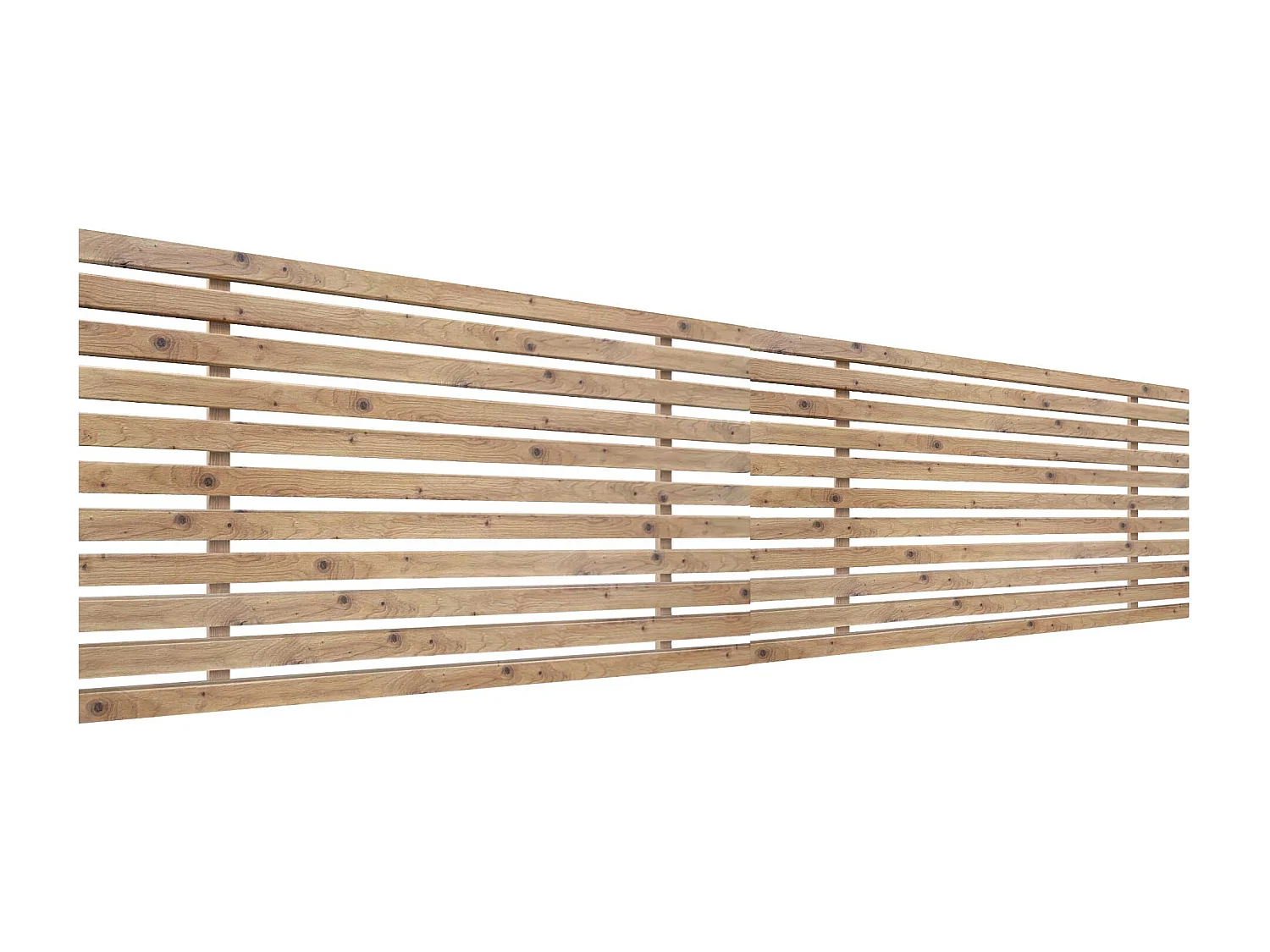 10. DHOME Tête de Lit DM Bois Recyclé Double Style Palette Japonaise Divisée en 2 Pièces 160x46cm Lits 160 - Chêne