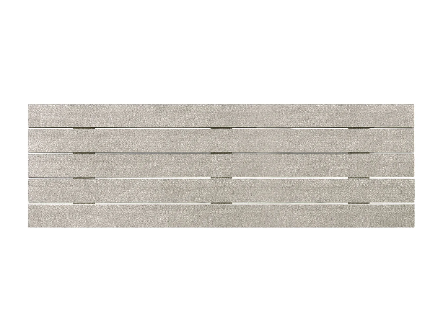 DHOME Kopfteil aus recyceltem Holz, Dm, horizontal, Palettenstil, 160 x 46 cm, Betten 150/160 – beige Spikes