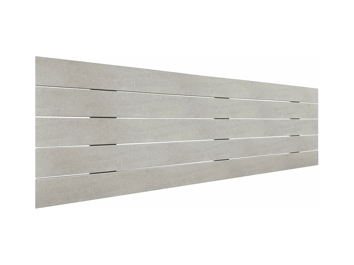 DHOME Testiera in legno riciclato Dm stile pallet orizzontale 145x46 cm Letto 145 - Grigio tribale