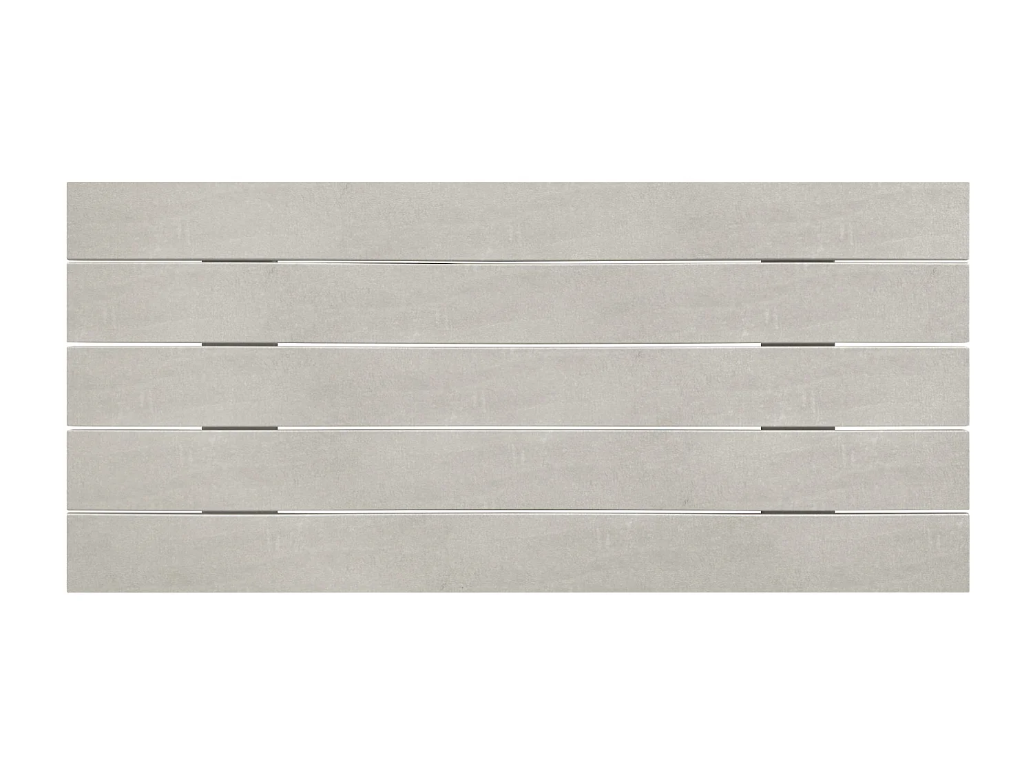 DHOME Cabeceira de madeira reciclada Dm estilo palete horizontal 80x46cm camas 80/90 - cinza tribal