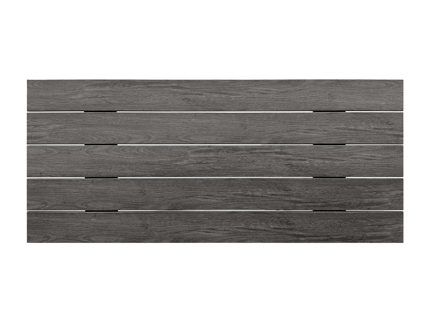 DHOME Kopfteil aus recyceltem Holz, Dm, horizontal, Palettenstil, 80 x 46 cm, Betten 80/90 – Holzasche
