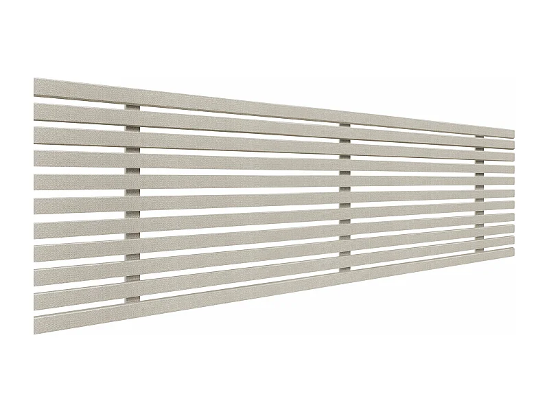 DHOME Kopfteil aus recyceltem Holz, Dm, japanischer Palettenstil, 135 x 46 cm, Bett 135 – Beige Spikes