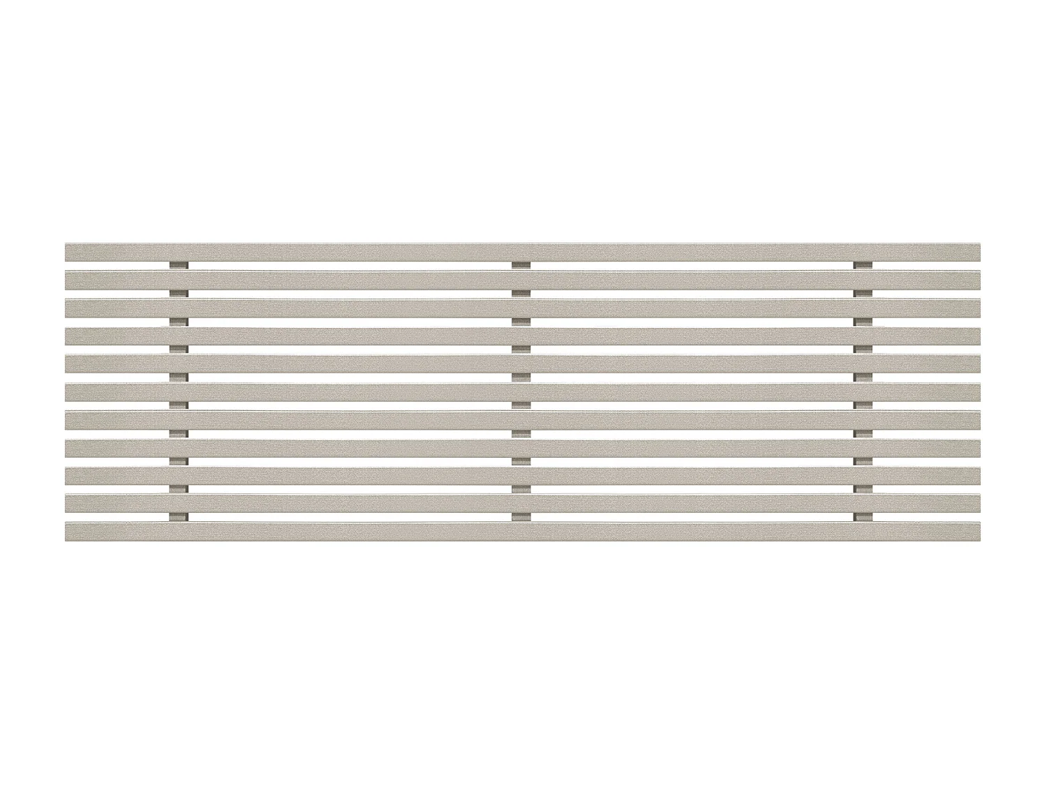 DHOME Kopfteil aus recyceltem Holz, Dm, japanischer Palettenstil, 135 x 46 cm, Bett 135 – Beige Spikes