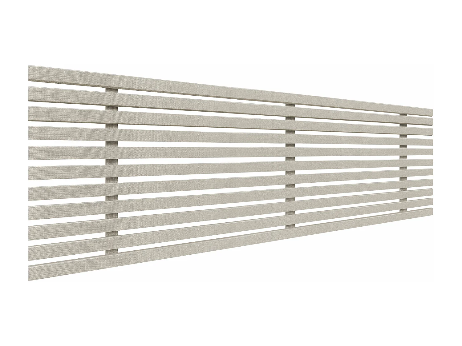 DHOME Testiera in Legno Riciclato Dm Stile Pallet Giapponese 135x46 cm Letto 135 - Beige Spikes