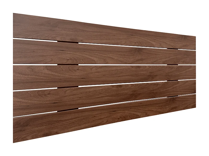 DHOME Tête de Lit Bois Recyclé Dm Style Palette Horizontale 80x46cm Lits 80/90 - Bois de Noyer