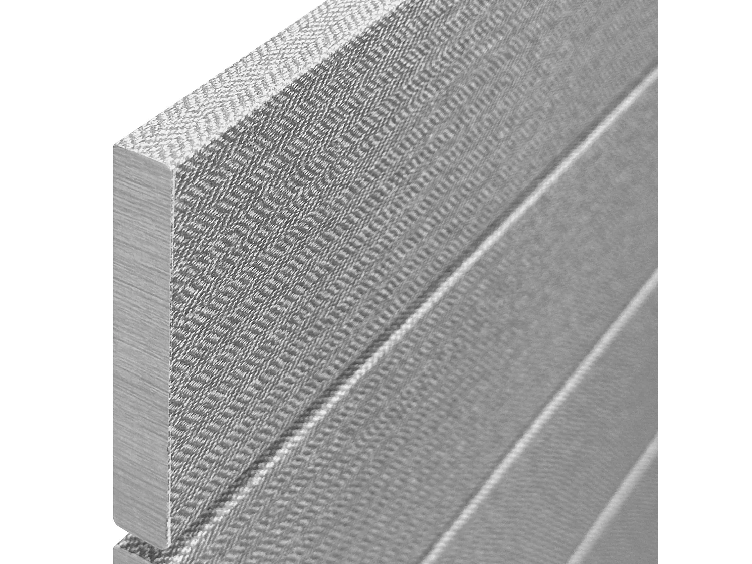 DHOME Tête de Lit Bois Recyclé Dm Style Palette Horizontale 95x46cm Lits 80/90 - Pointes Grises