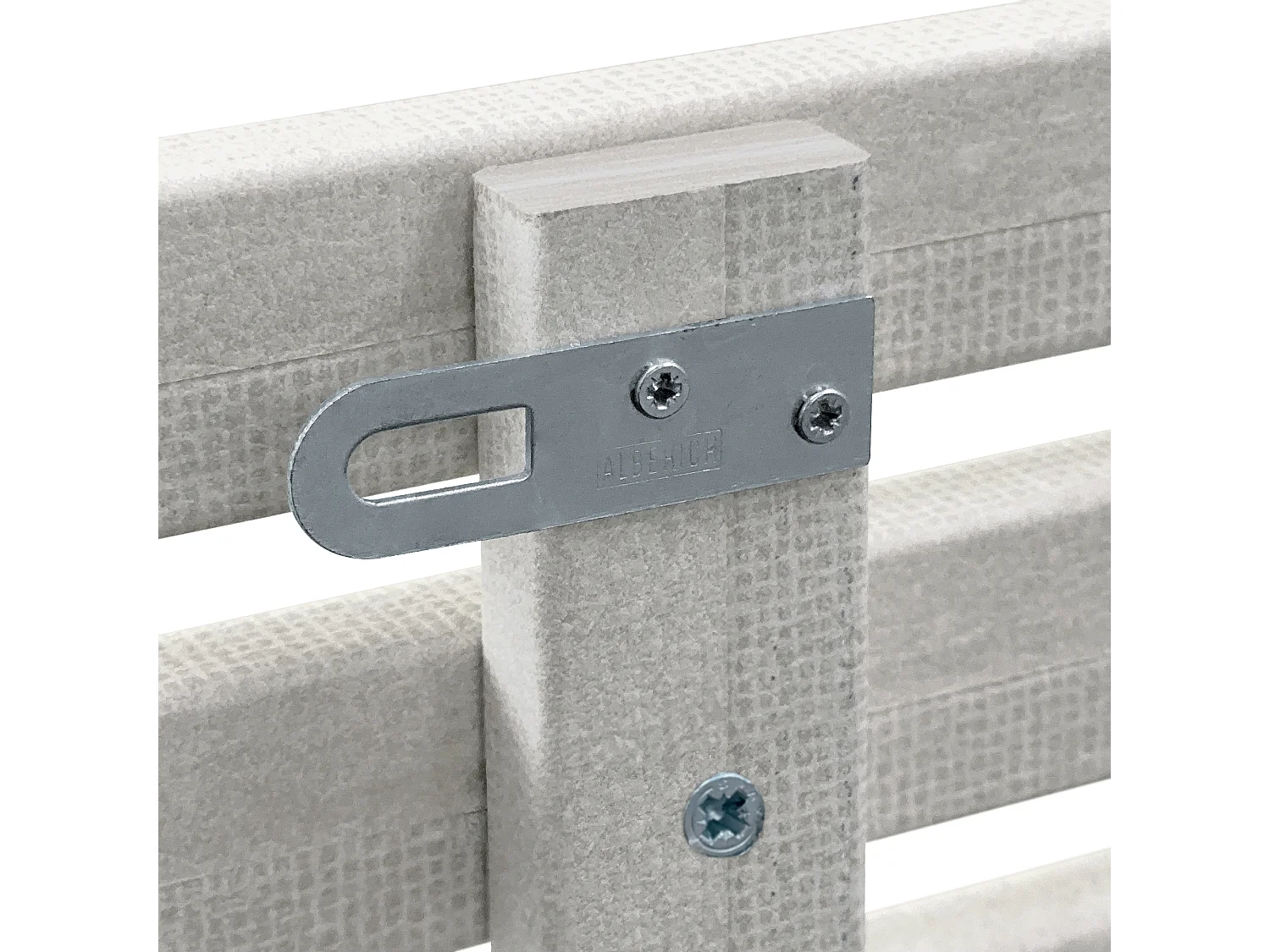 DHOME Testiera DM in legno riciclato doppio stile pallet giapponese diviso in 2 pezzi 160X46 cm letti 160 - grigio tribale