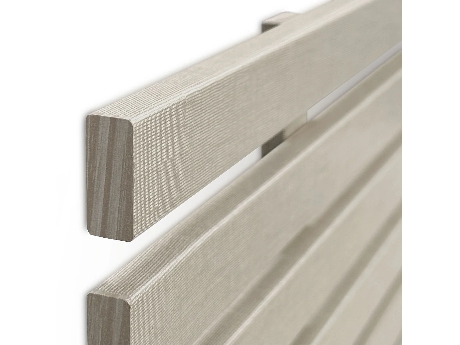 16. DHOME Tête de Lit DM Bois Recyclé Double Style Palette Japonaise Divisée en 2 Pièces 180x46cm Lits 180 - Finition Lin