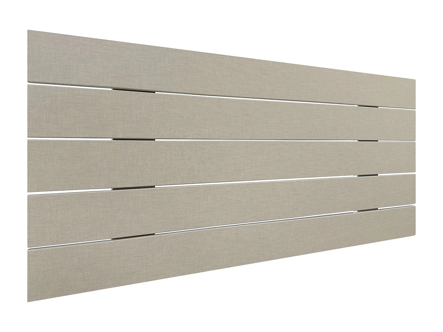 DHOME Tête de Lit Bois Recyclé Dm Style Palette Horizontale 80x46cm Lits 80/90 - Finition Lin