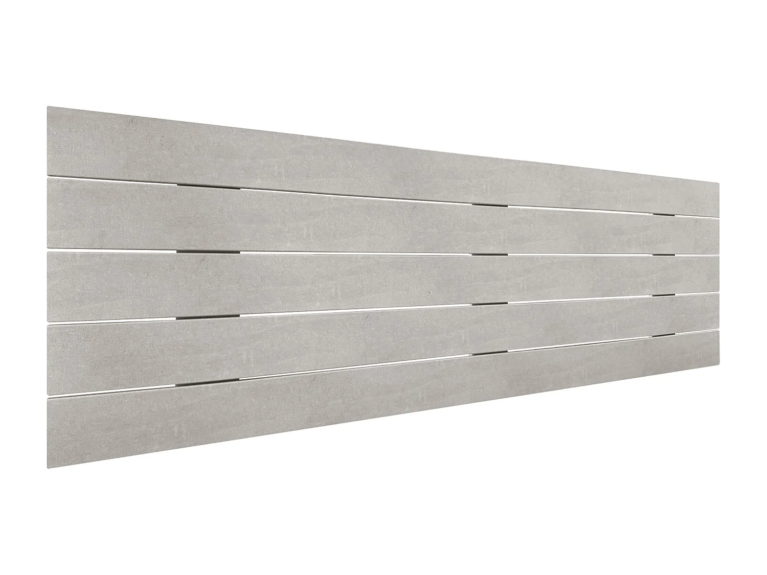 DHOME Tête de Lit Bois Recyclé Dm Style Palette Horizontale 160x46cm Lits 150/160 - Gris Tribal