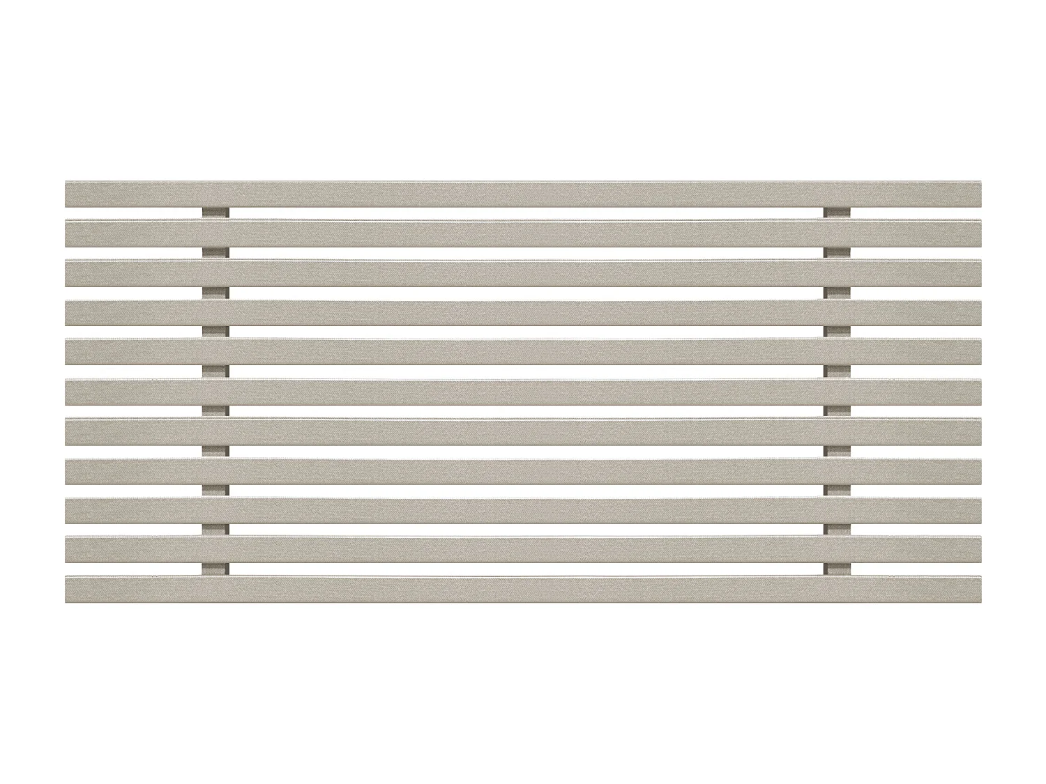 DHOME Tête de Lit Bois Recyclé Dm Style Palette Japonaise 80x46cm Lits 80/90 - Pointes Beige