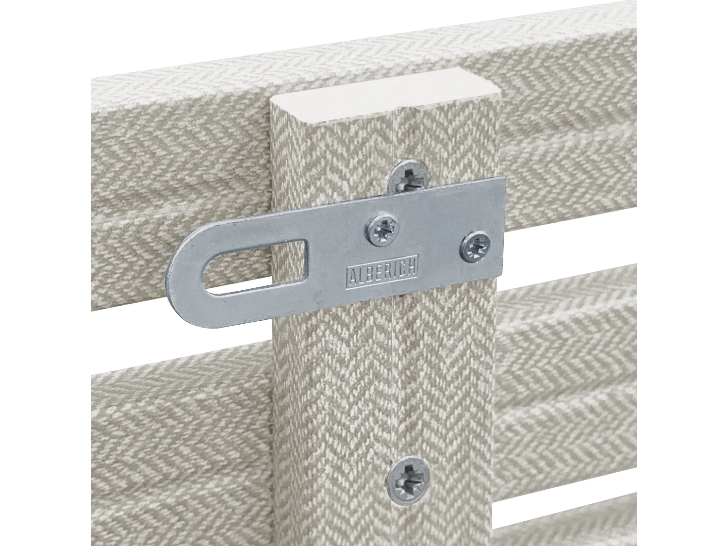 11. DHOME Tête de Lit DM Bois Recyclé Double Style Palette Japonaise Divisée en 2 Pièces 210x46cm Lits 220 - Pointes Beiges