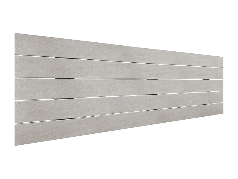 DHOME Tête de Lit Bois Recyclé Dm Style Palette Horizontale 150x46cm Lits 150/160 - Gris Tribal