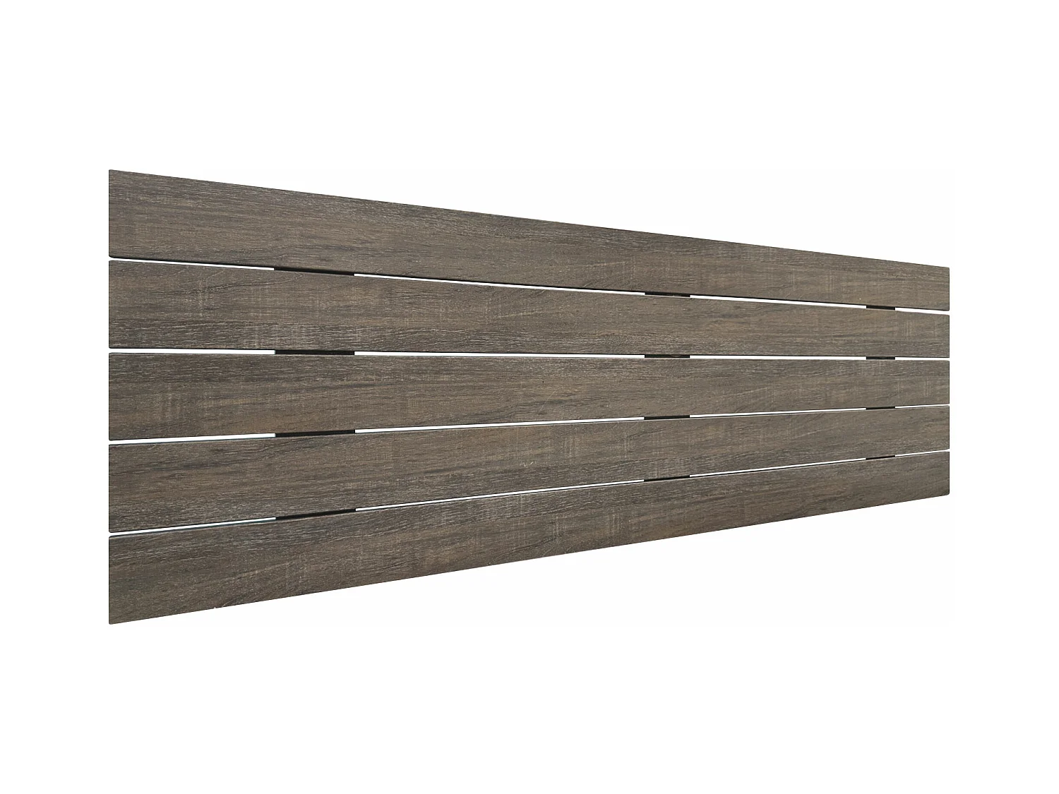 DHOME Tête de Lit Bois Recyclé Dm Style Palette Horizontale 145x46cm Lit 145 - Chêne Amazone