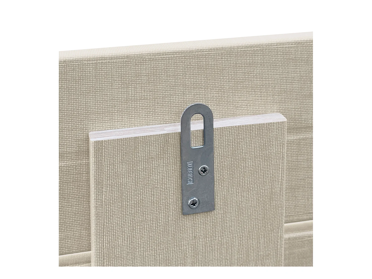 DHOME Tête de Lit en Bois DM Recyclé Double Style Palette Horizontale 210x46cm Lits 220 - Finition Lin