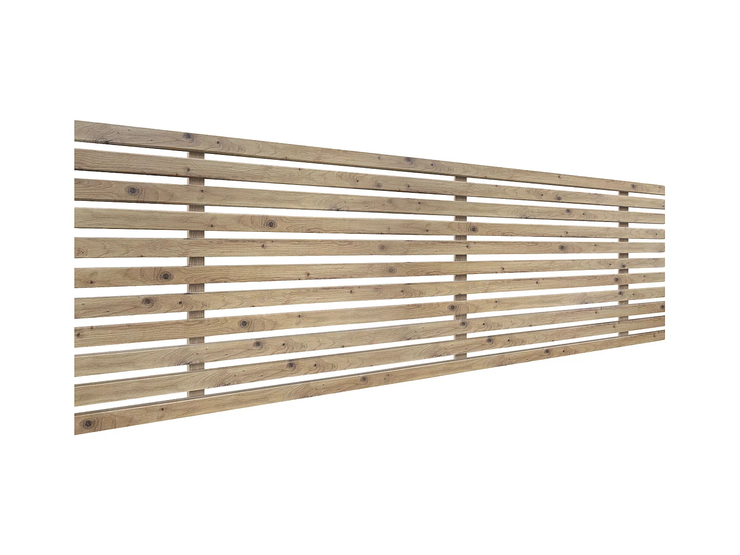 DHOME Tête de Lit Bois Recyclé Dm Style Palette Japonaise 135x46cm Lit 135 - Chêne