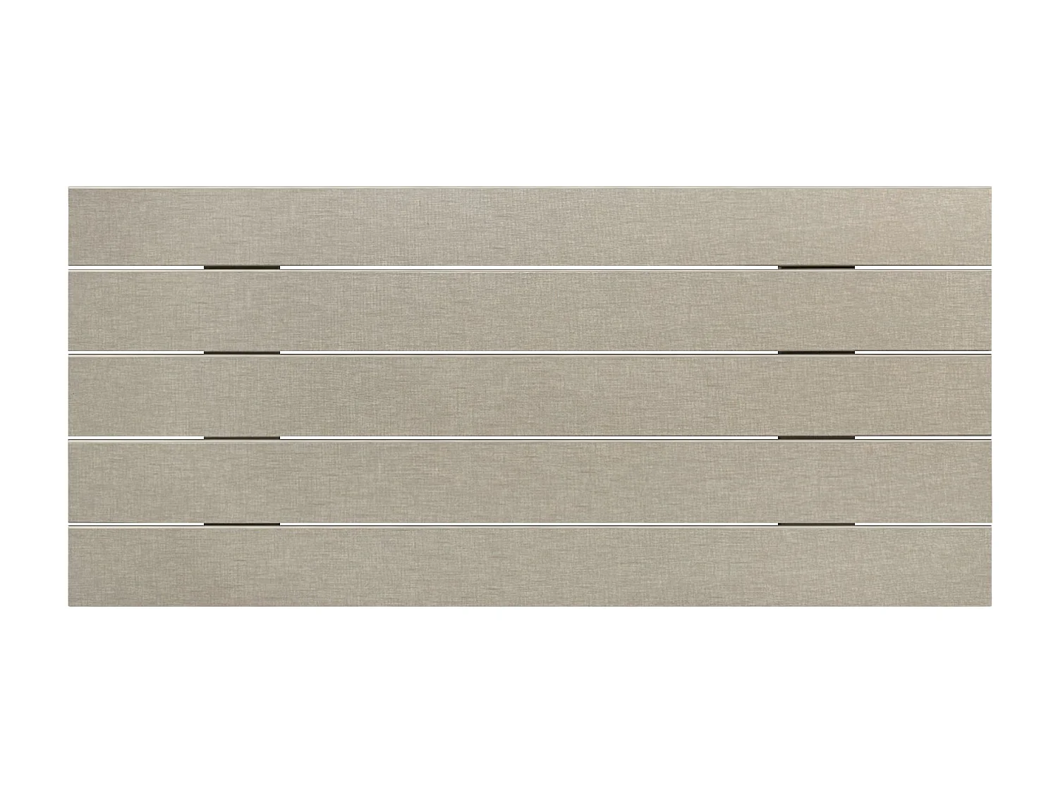 DHOME Kopfteil aus recyceltem Holz, Dm, horizontal, Palettenstil, 110 x 46 cm, Bett 105 – Leinen-Finish