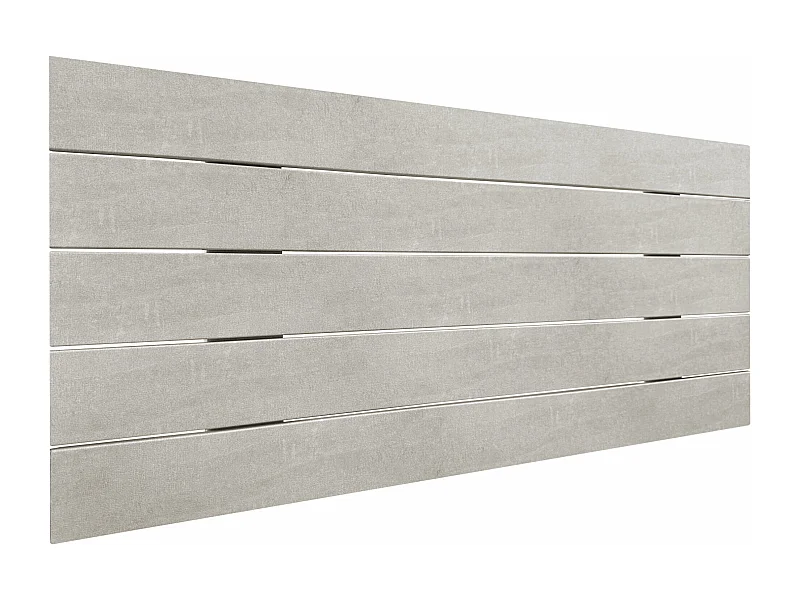 DHOME Kopfteil aus recyceltem Holz, Dm, horizontal, Palettenstil, 105 x 46 cm, Bett 105 – Stammesgrau