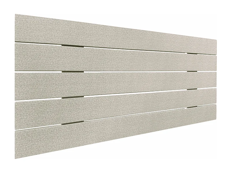 DHOME Hoofdeinde van gerecycled hout Dm Horizontaal Palletstijl 105x46cm Bed 105 - Beige Spikes