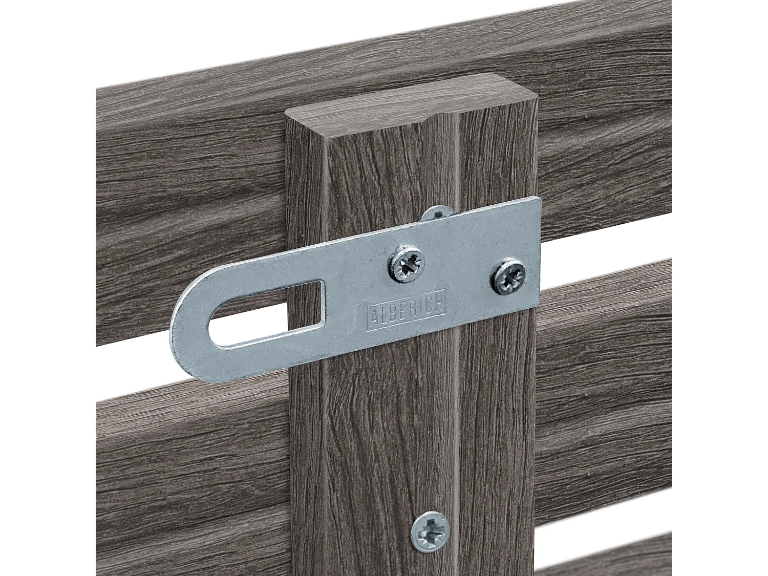 5. DHOME Tête de Lit DM Bois Recyclé Double Style Palette Japonaise Divisée en 2 Pièces 160x46cm Lits 160 - Bois Frêne