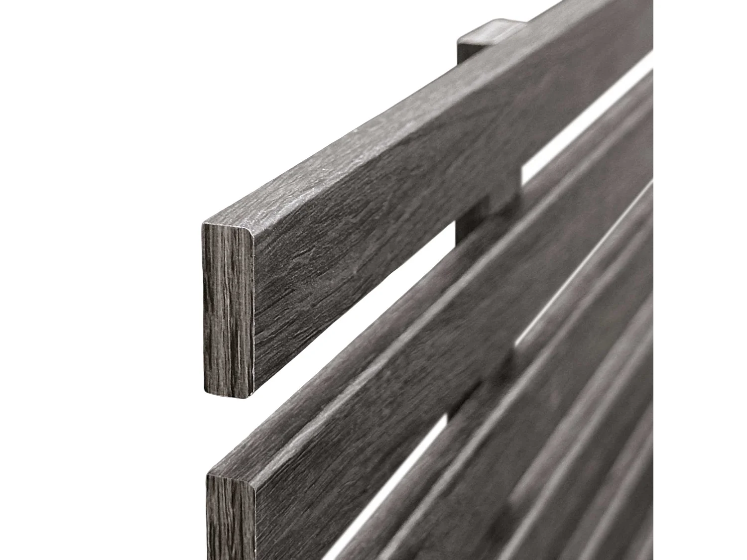 DHOME Testiera DM in legno riciclato doppio stile pallet giapponese diviso in 2 pezzi 160X46 cm letti 160 - legno di frassino