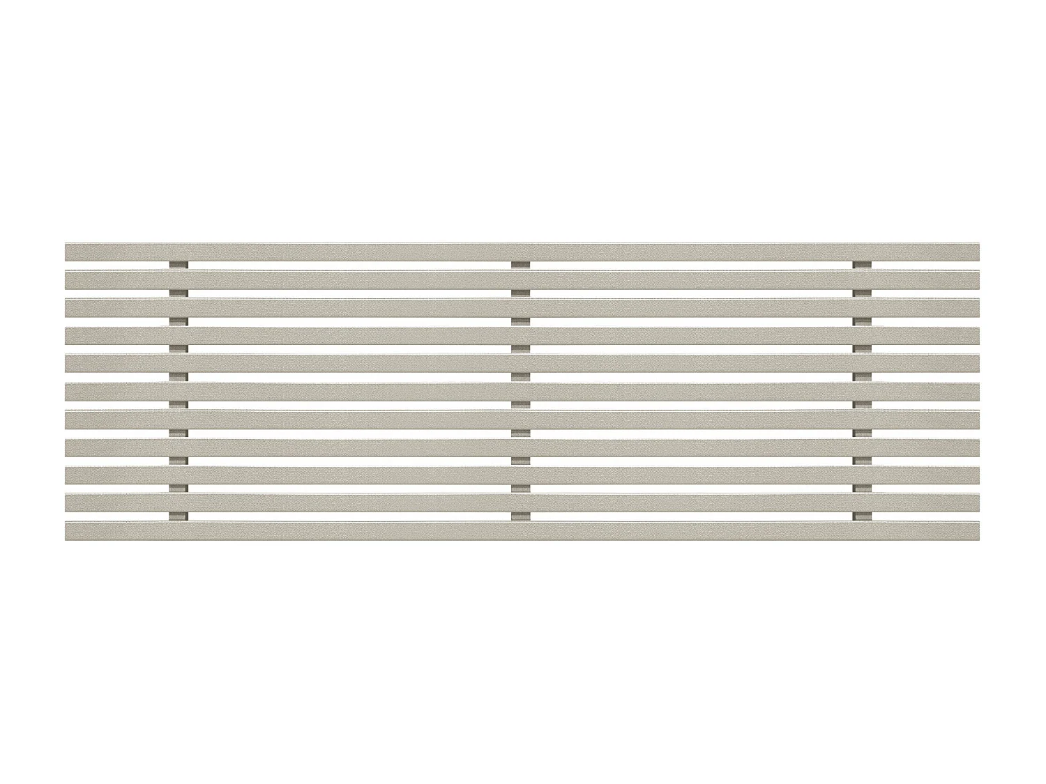 DHOME Hoofdeinde van gerecycled hout Dm Japanse palletstijl 150x46cm bedden 150/160 - beige spikes