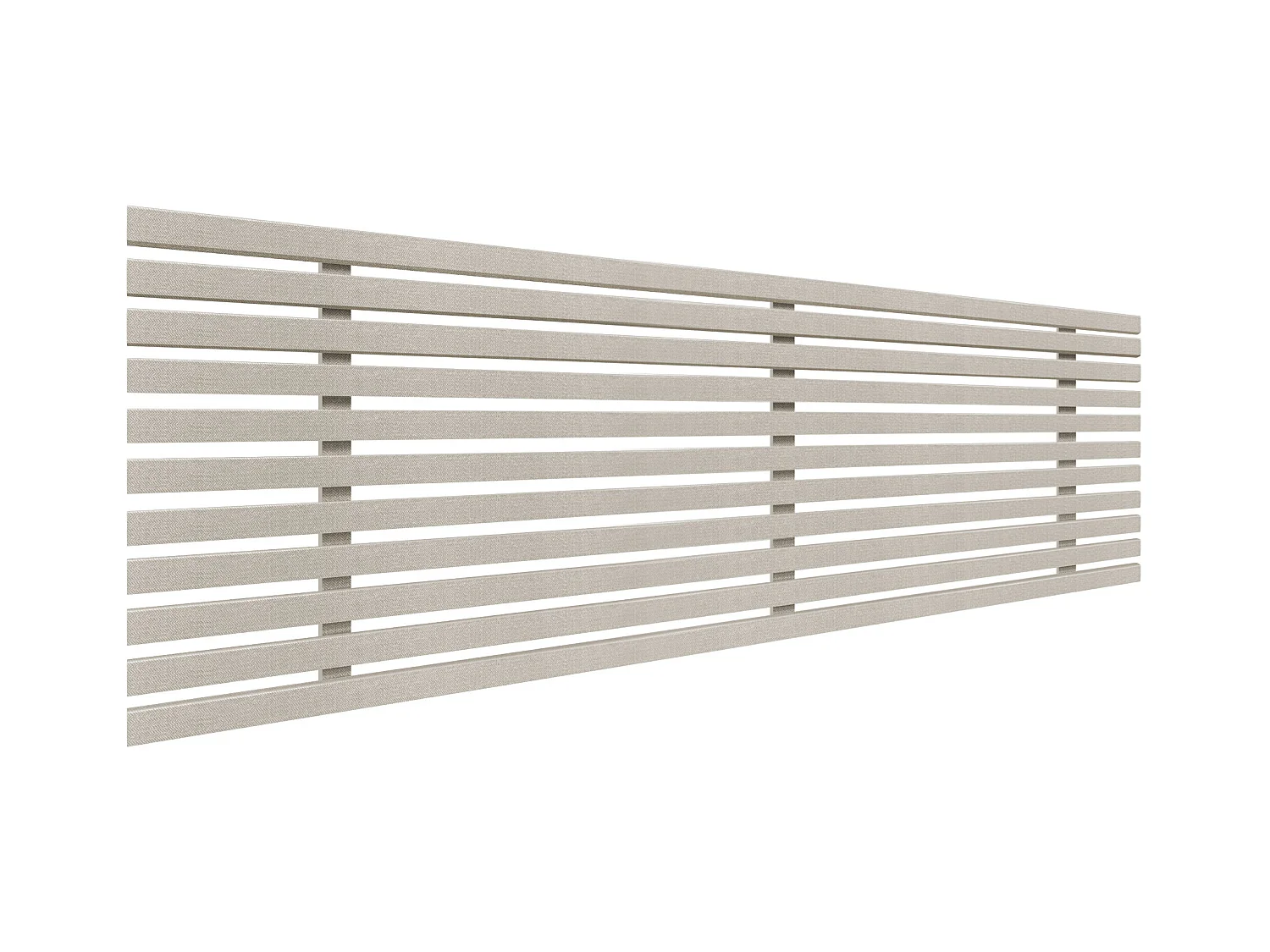DHOME Tête de Lit Bois Recyclé Dm Style Palette Japonaise 150x46cm Lits 150/160 - Pointes Beige