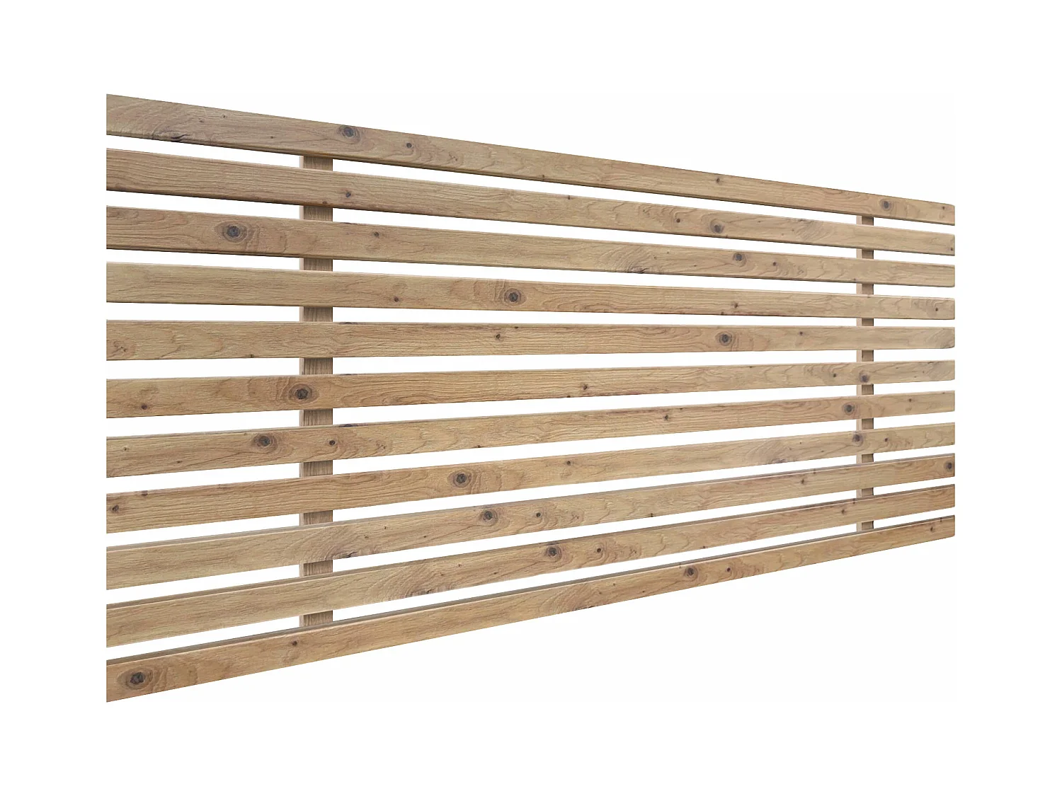 DHOME Tête de Lit Bois Recyclé Dm Style Palette Japonaise 105x46cm Lit 105 - Chêne