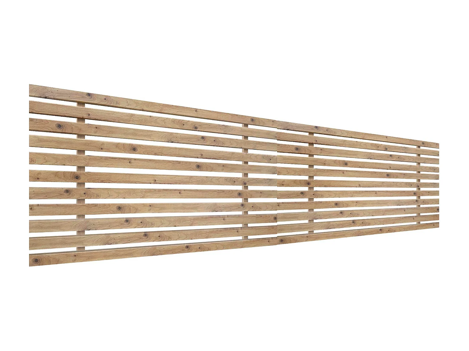 10. DHOME Tête de Lit DM Bois Recyclé Double Style Palette Japonaise Divisée en 2 Pièces 220x46cm Lits 220 - Chêne