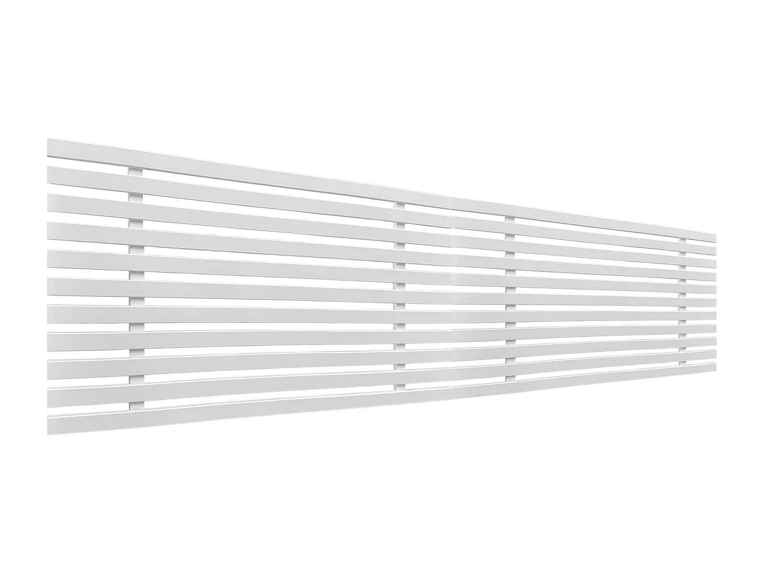 DHOME Testiera DM in legno riciclato doppio stile pallet giapponese diviso in 2 pezzi 180X46 cm letti 180 - bianco massiccio