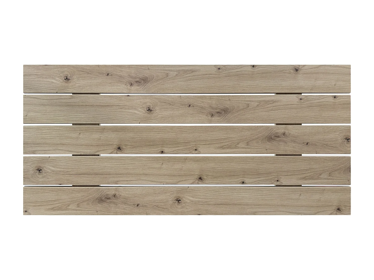 DHOME Cabeceira de Madeira Reciclada Dm Estilo Palete Horizontal 110x46cm Cama 105 - Carvalho