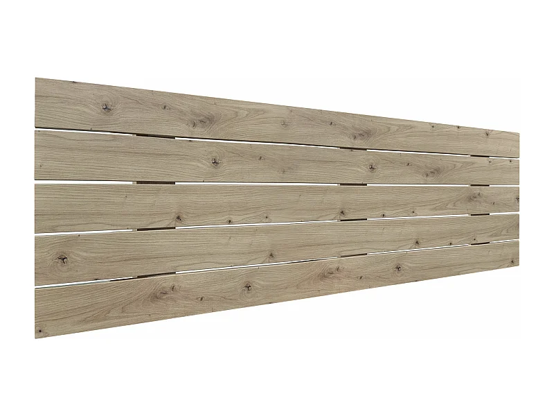 DHOME Hoofdeinde van gerecycled hout Dm Horizontaal Palletstijl 160x46cm Bedden 150/160 - Eiken