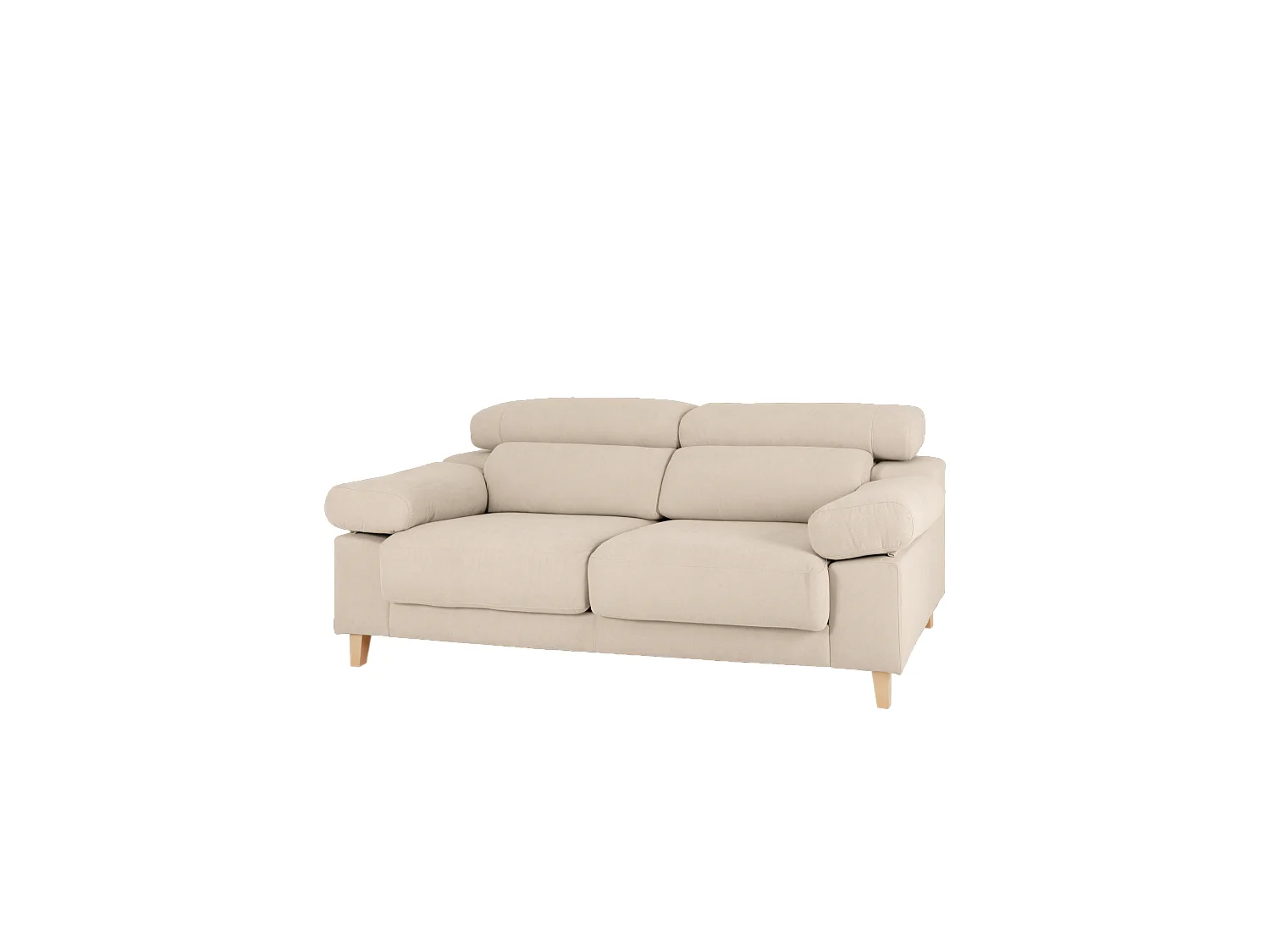 Canapé 3/4 places couleur beige 215cm