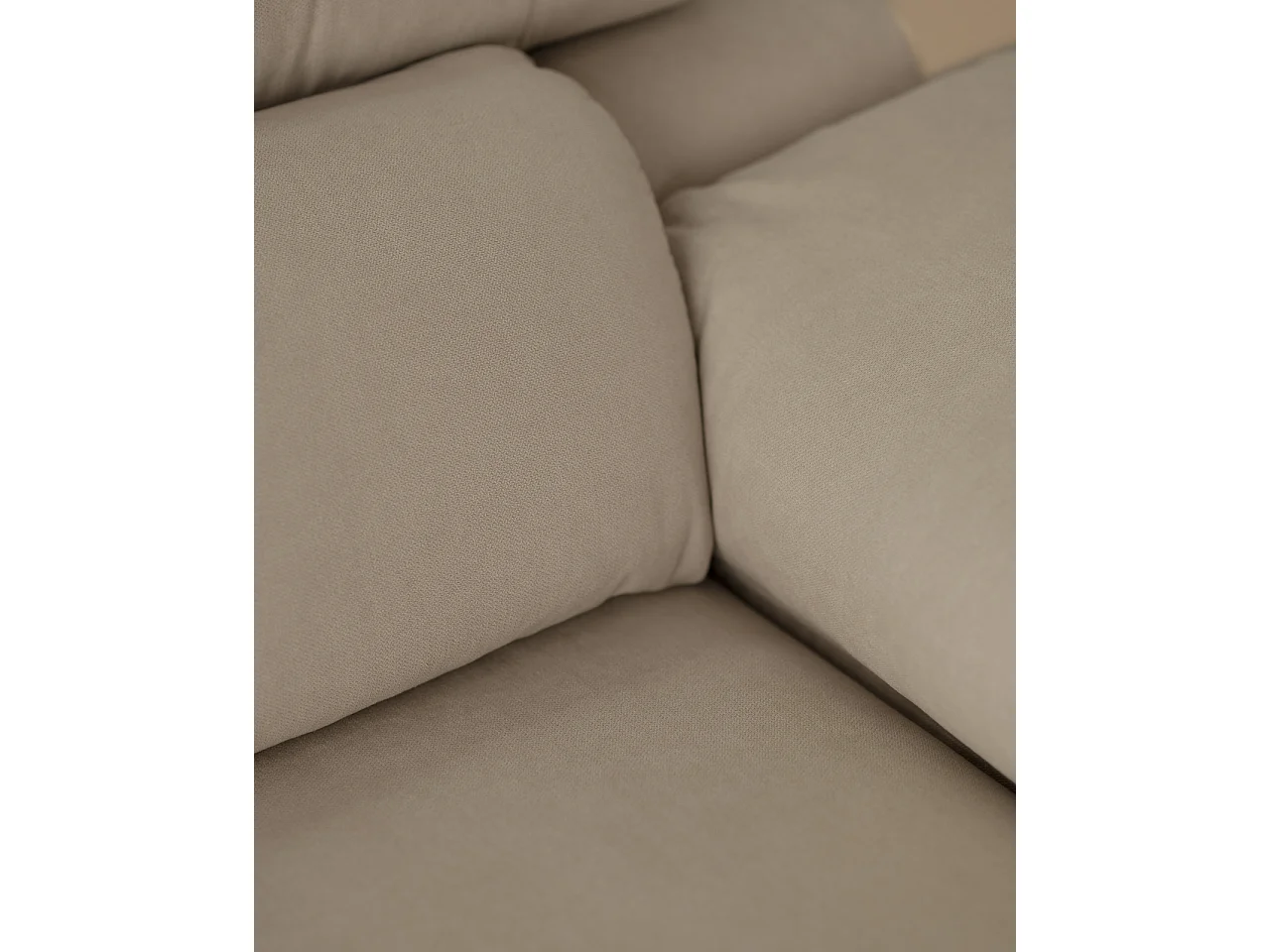 Canapé 3 places couleur gris clair 195cm