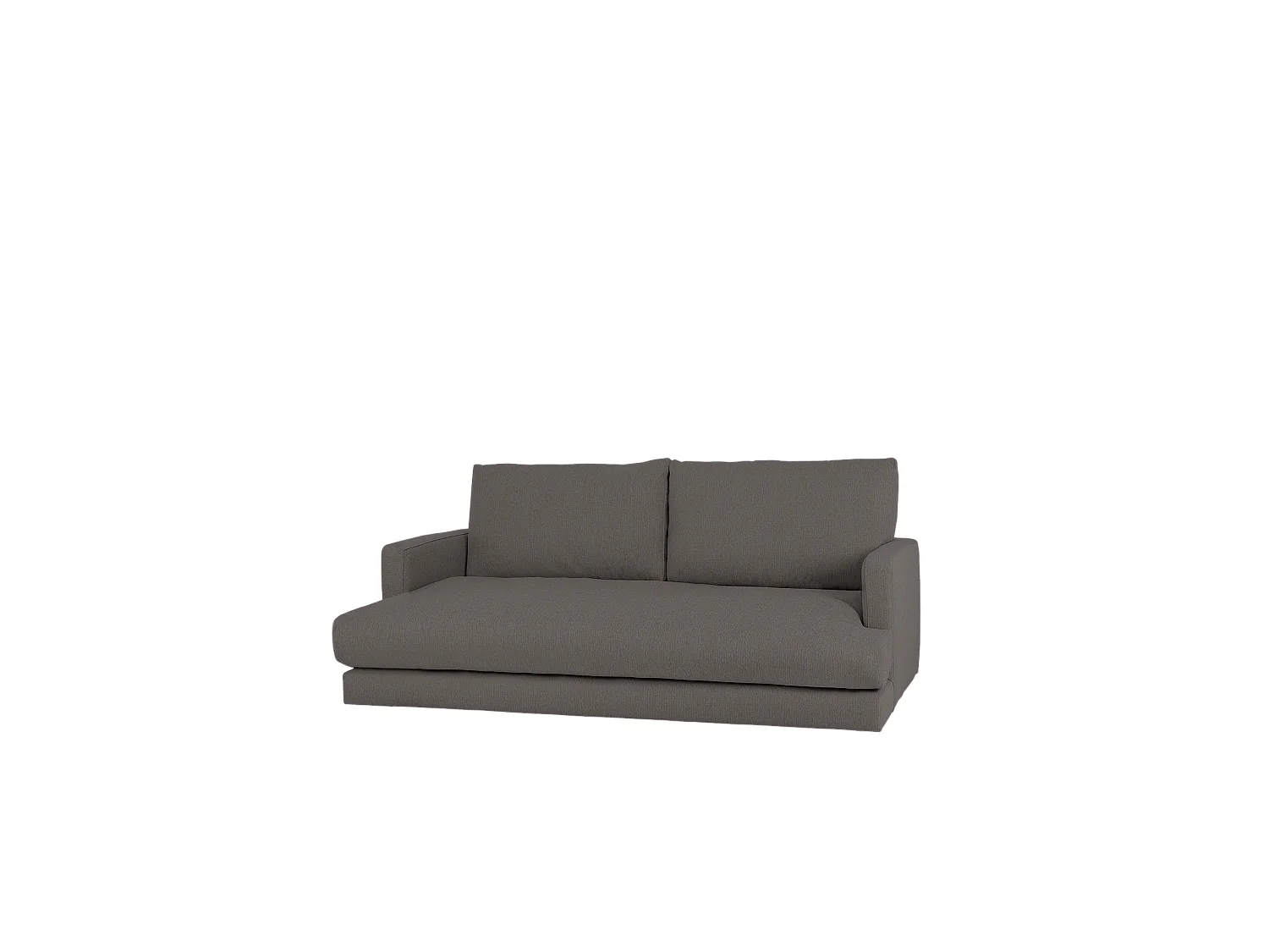 Sofá recto tono gris oscuro de 215x105cm - LAIA - DECOWOOD