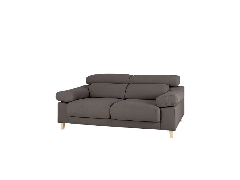 Divano 3 posti colore grigio scuro 195x104cm