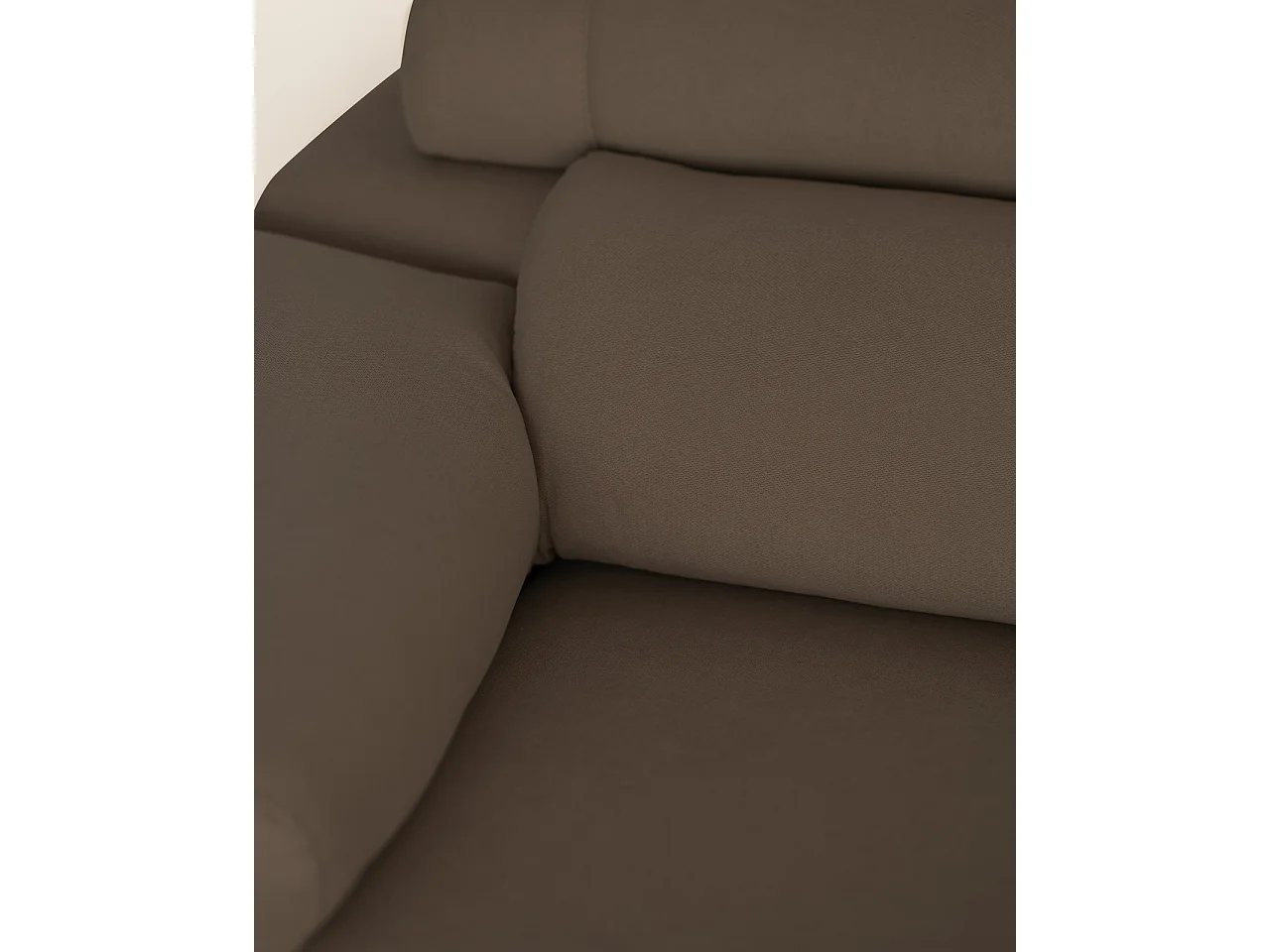 Divano 4 posti con CHL destra colore grigio scuro  278x168cm