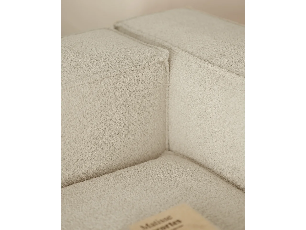 Sofá 4/5 plazas y chaise longue izquierdo color gris claro 300x175cm - LOLA - DECOWOOD