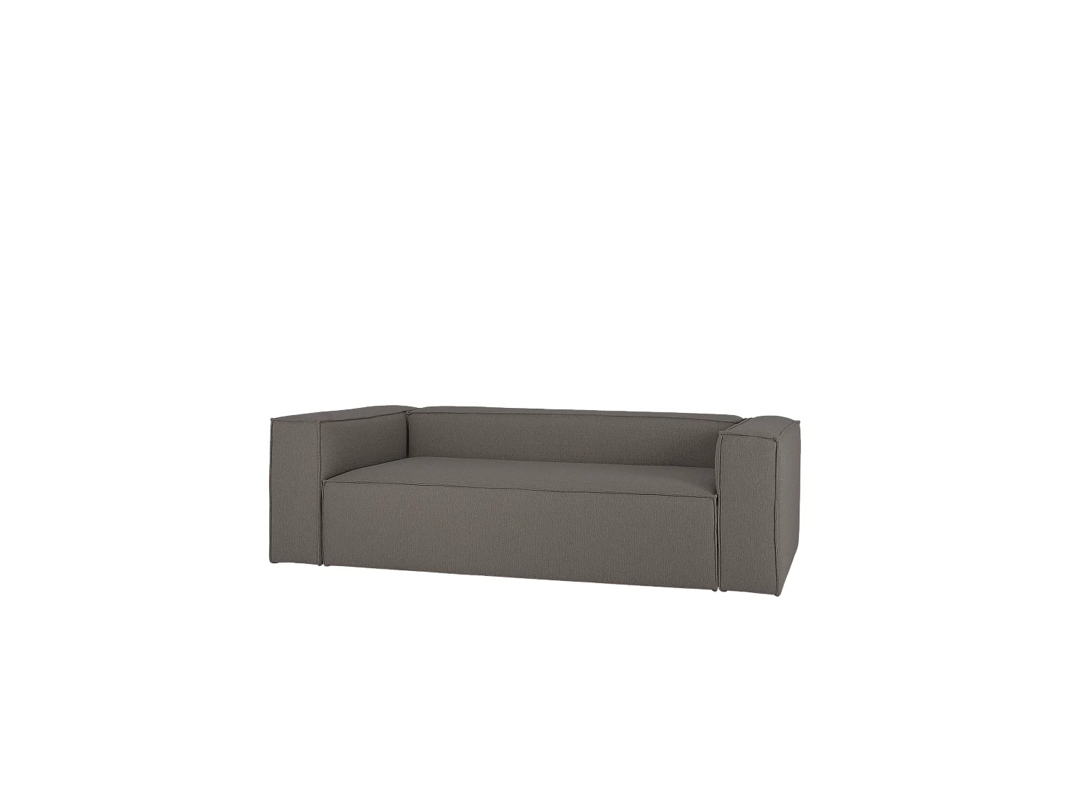 Sofá de 3/4 plazas color gris oscuro de 210x110cm - LOLA - DECOWOOD