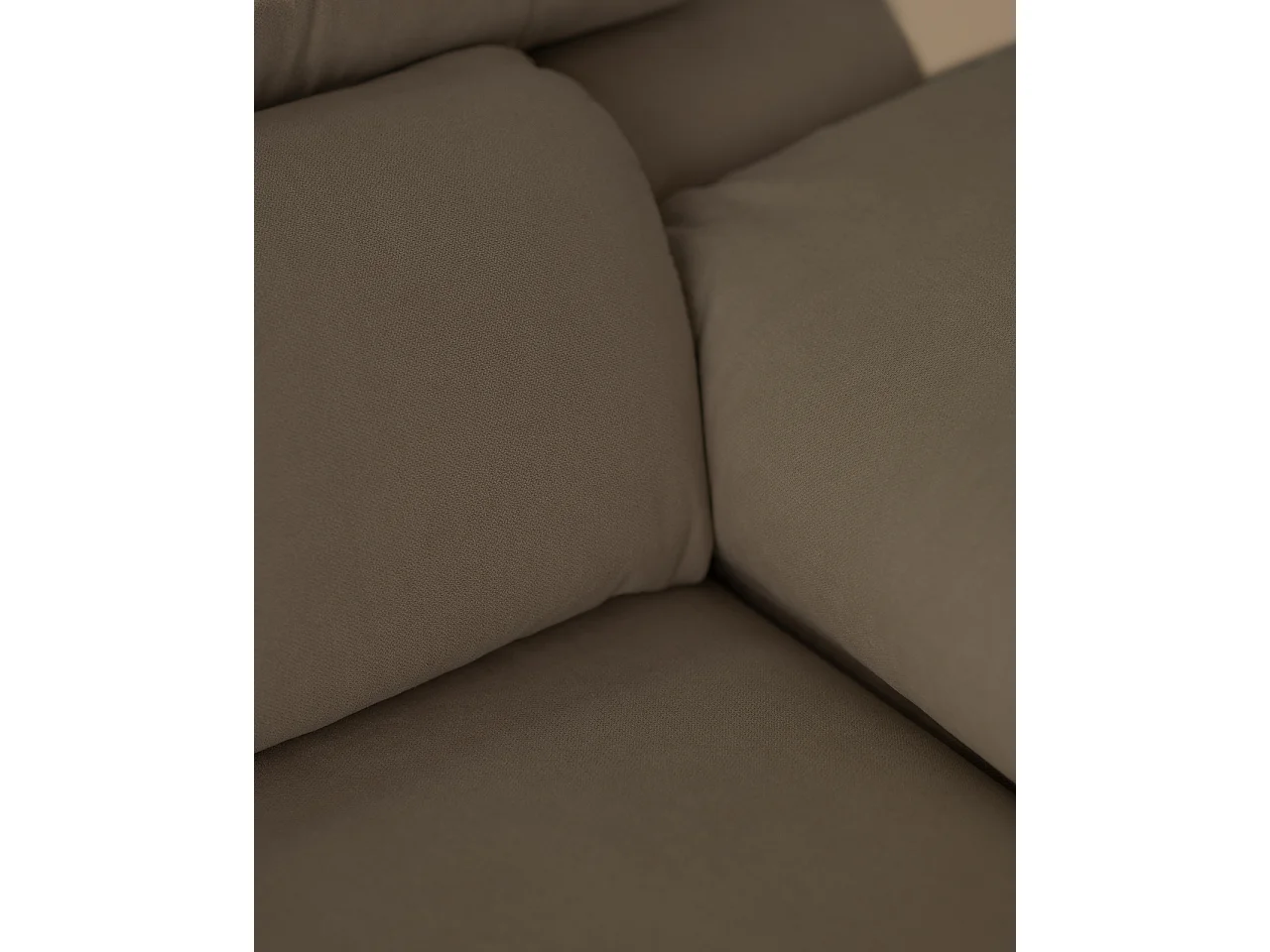 Canapé 3 places couleur gris foncé 195cm