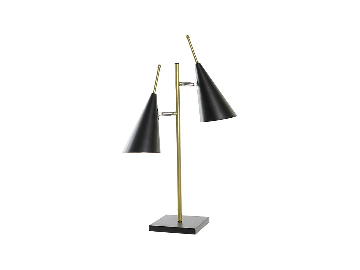Lámpara de salón DKD Home Décor Oro Negro